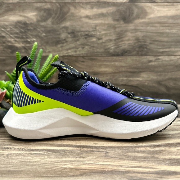 NIB Reebok Sole Fury TS 7.5 Running Shoes Cross Trainer Ultra Purple Neon Lime - Picture 7 of 12